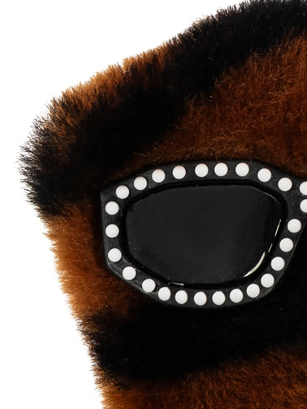Versace faux-fur bag charm Bruin