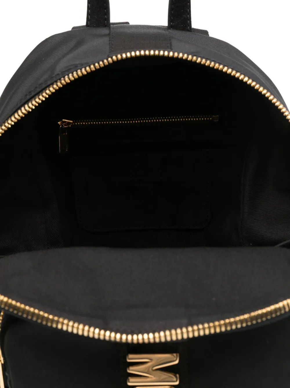 Moschino Rugzak met logoplakkaat Zwart