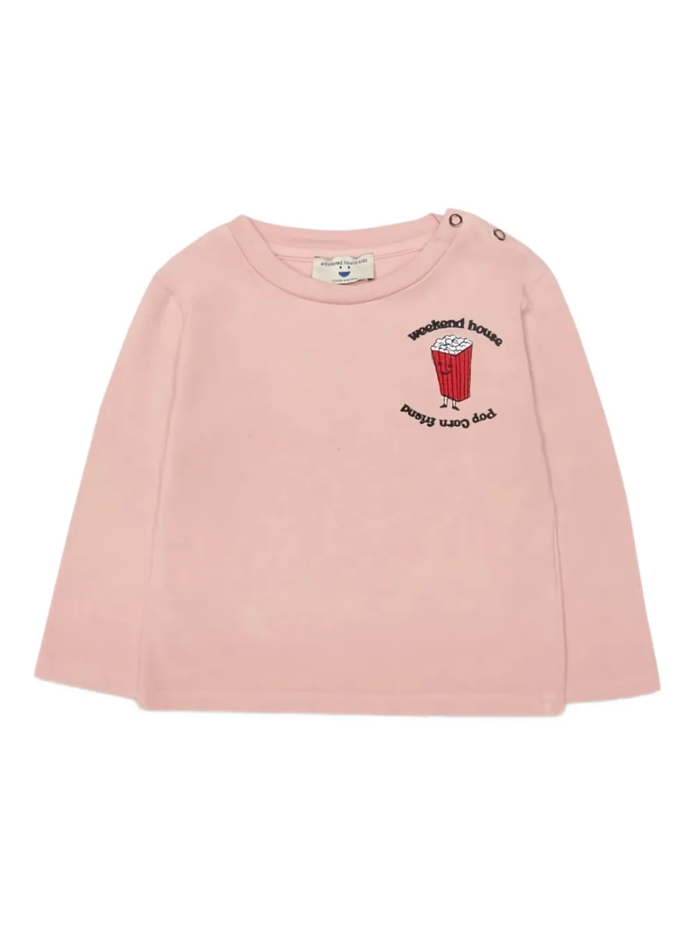 Weekend house kids graphic-print sweater | Pink | Image 1