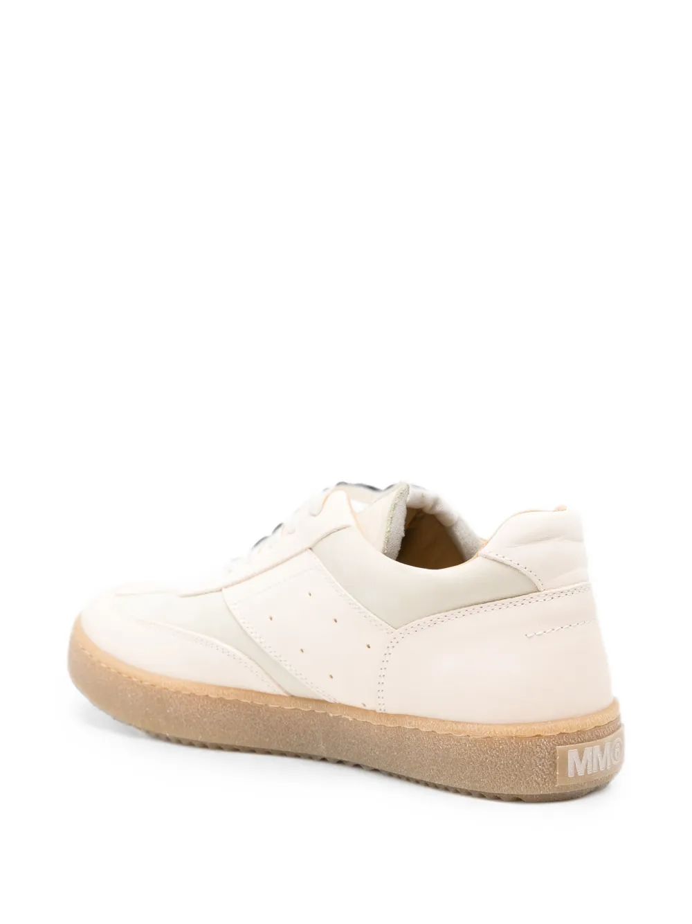 MM6 Maison Margiela Kids perforated-detail sneakers Beige