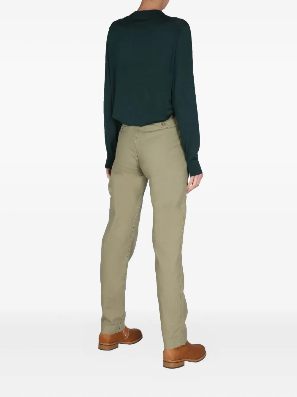 Nigel Cabourn Straight-leg Trousers In Green