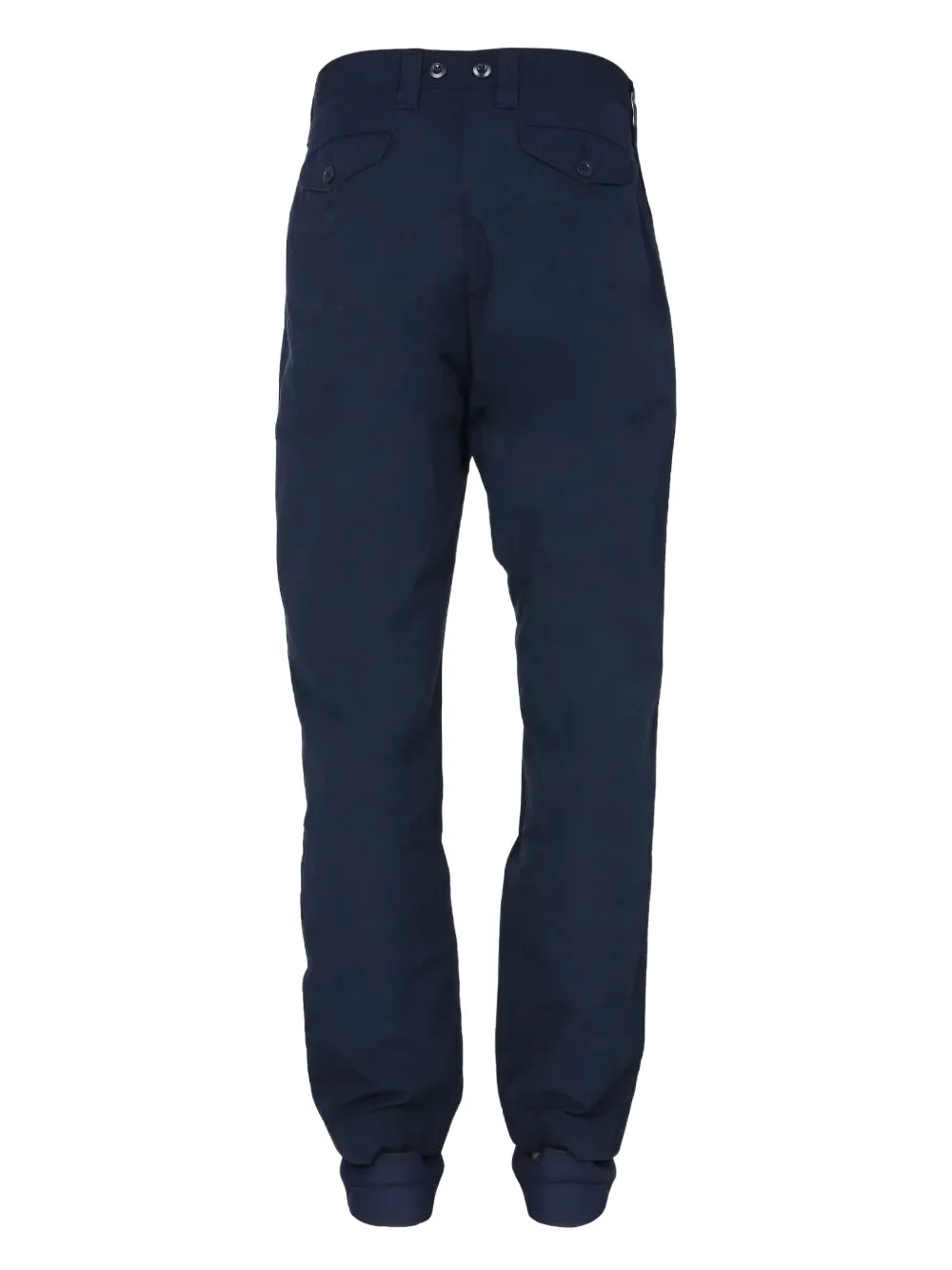 Nigel Cabourn Pleated Straight-leg Trousers In Blue