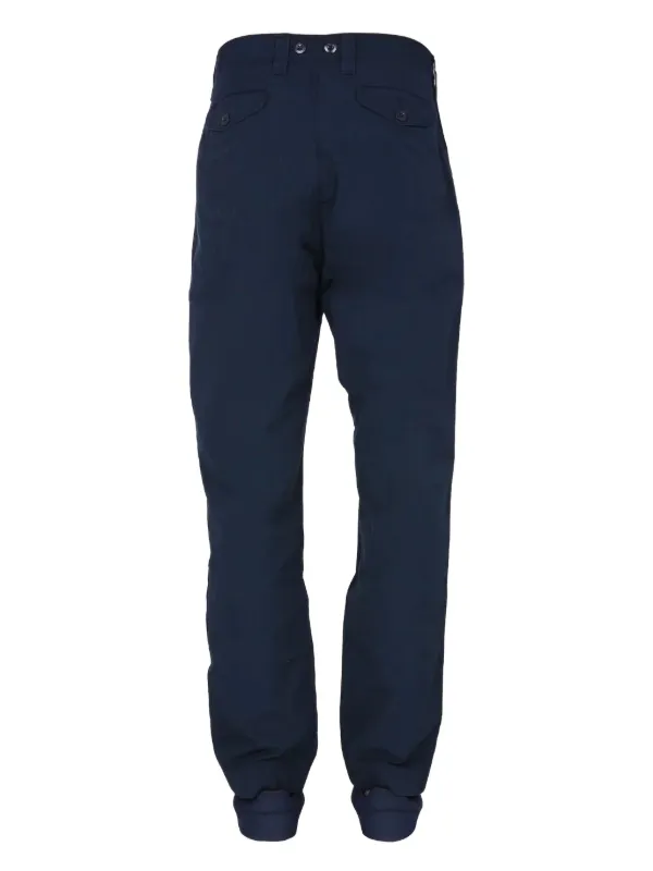 Nigel Cabourn Pleated straight-leg Trousers | Blue | FARFETCH