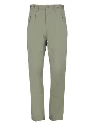 Nigel Cabourn Pleated straight-leg Trousers | Blue | FARFETCH MY