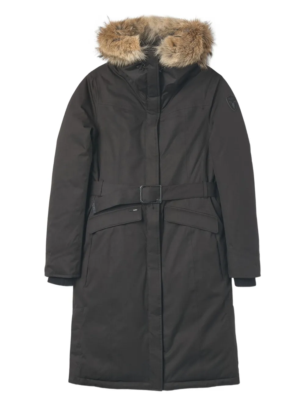 NOBIS belted parka - Grigio
