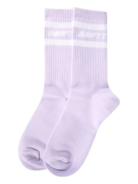 MOUTY intarsia-knit logo socks