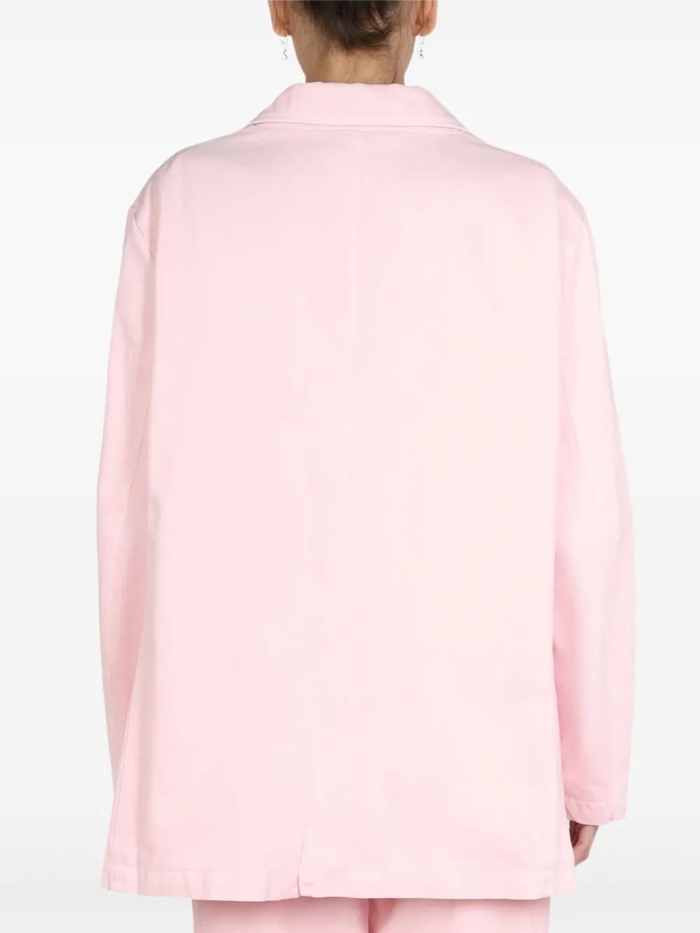 Raf Simons Button-fastening Blazer In Pink