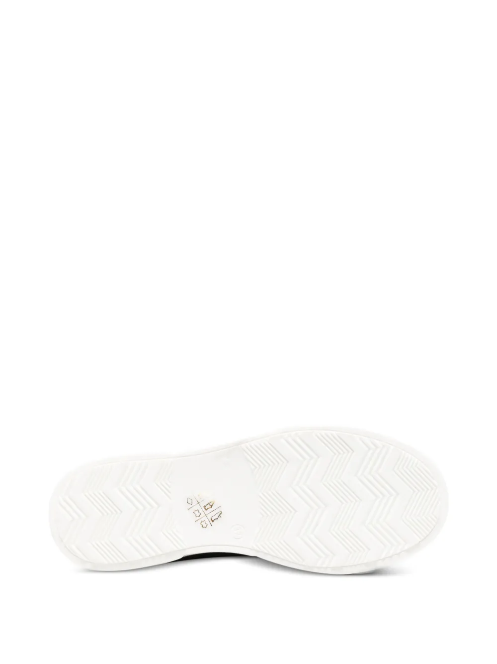 MM6 Maison Margiela Kids logo-embossed panelled sneakers Zwart