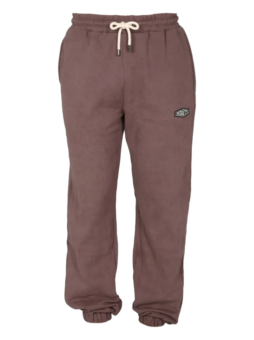 MOUTY logo-patch track pants | brun | Image 1