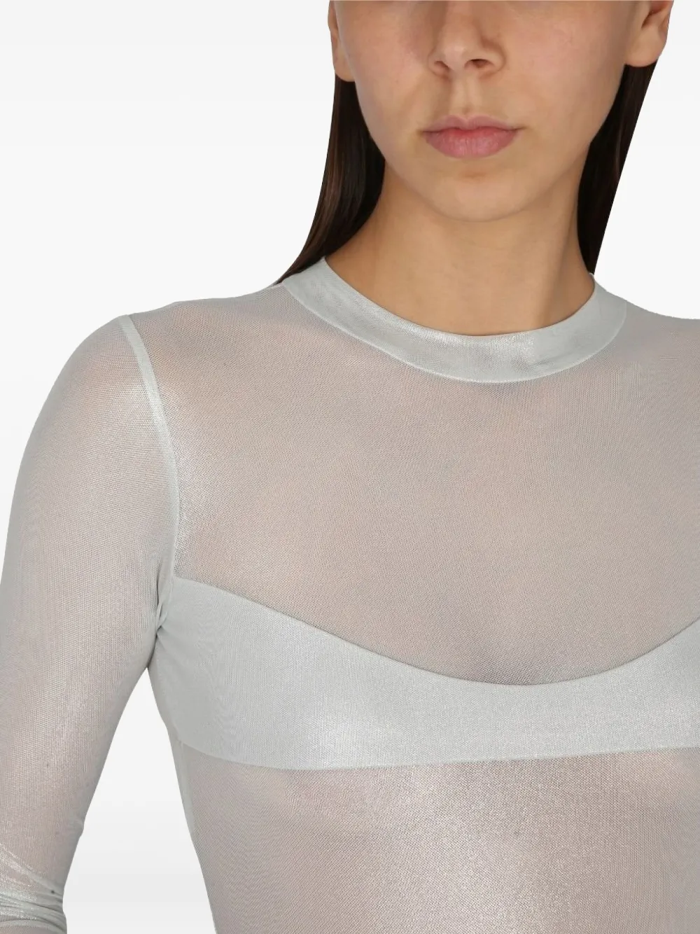 Not After Ten Long Sleeve Bodysuit In White