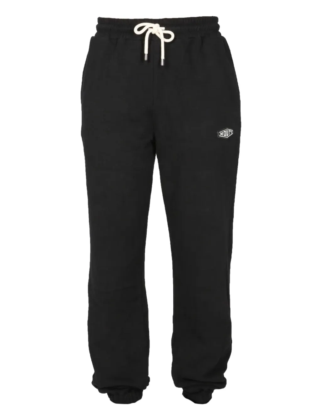 MOUTY logo-patch track pants | Black | Image 1