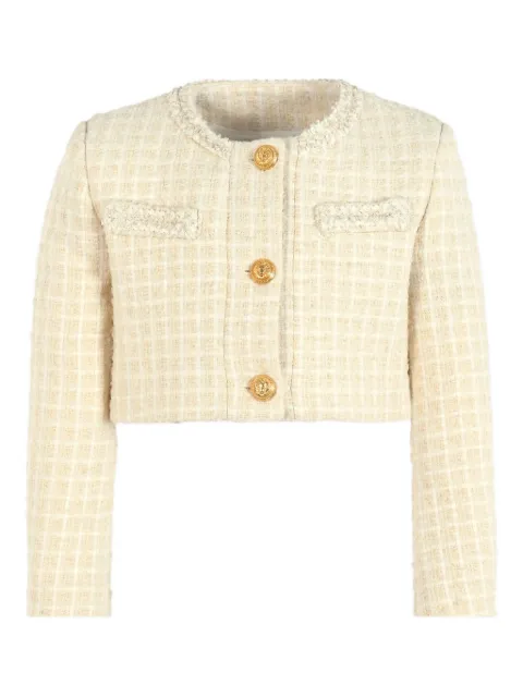 Balmain Kids cropped cardigan