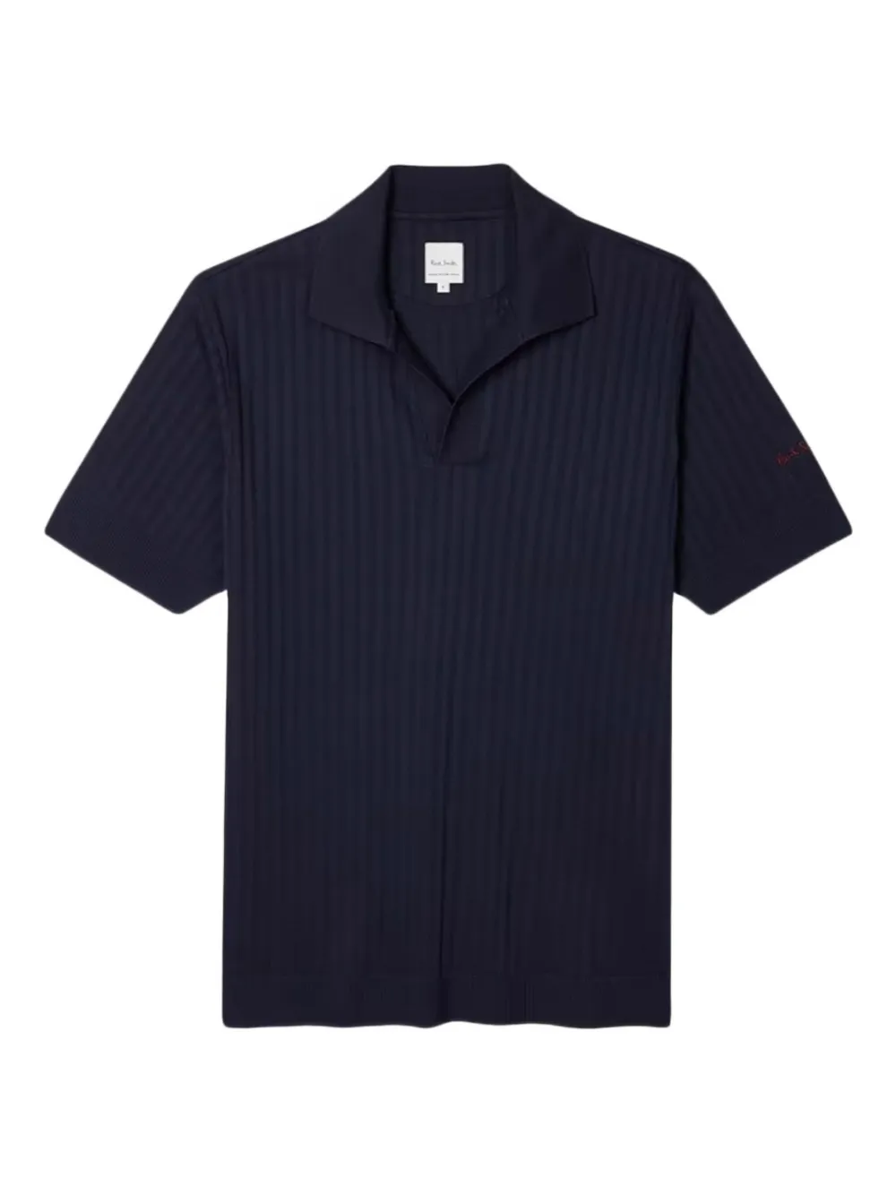 Paul Smith ribbed T-shirt - ブルー Paul Smith ribbed T-shirt - ブルー