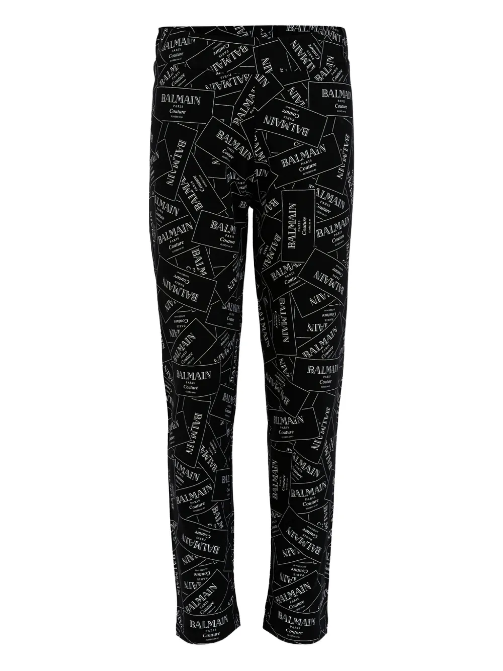 Balmain Kids logo-print leggings | Black | Image 1