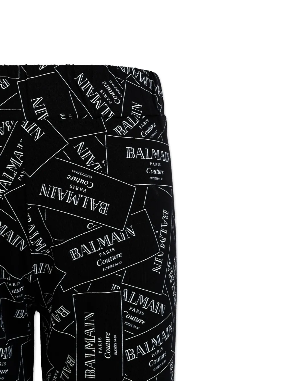 Balmain Kids Legging met logoprint Zwart
