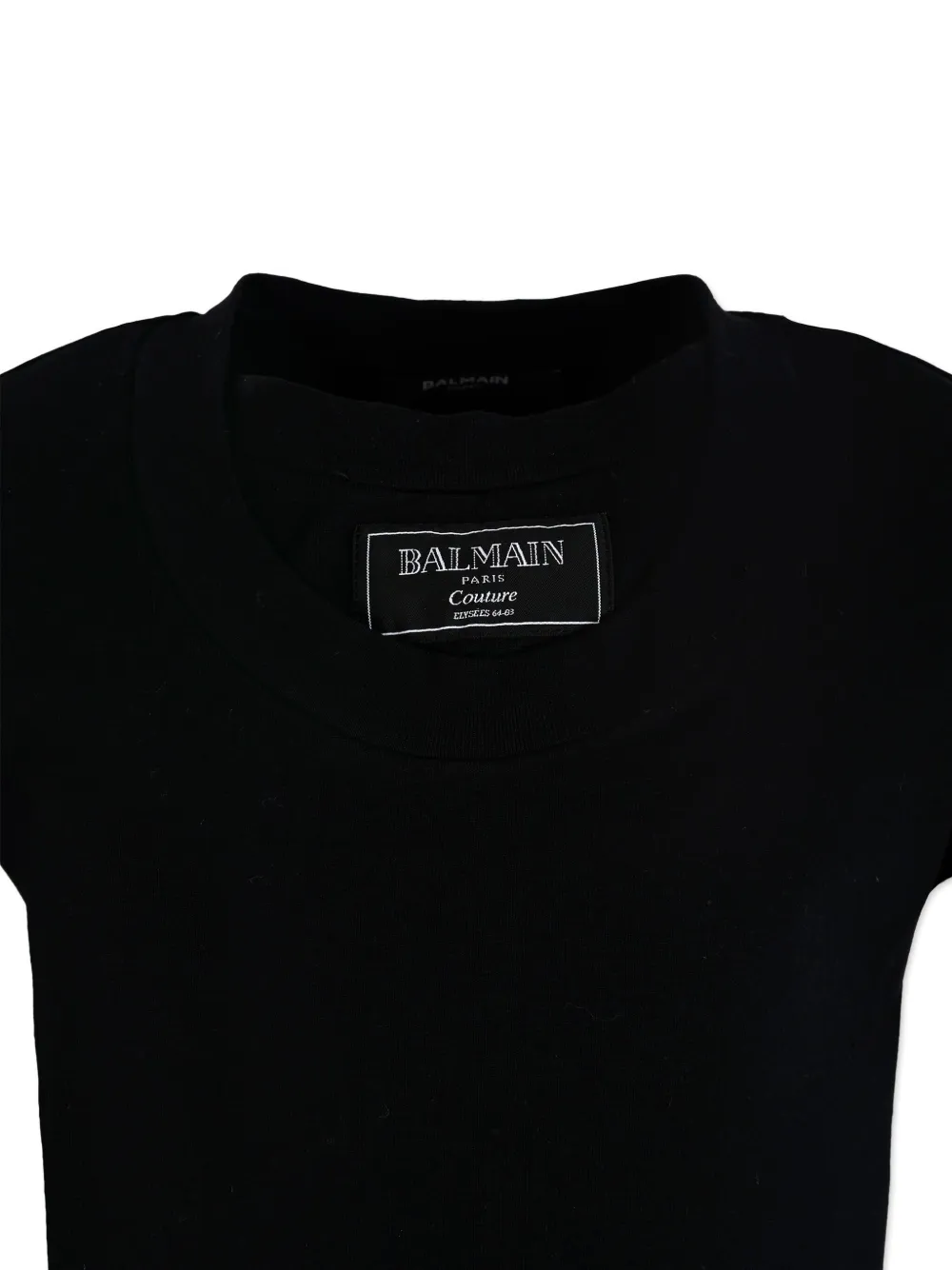 Balmain Kids T-shirt met logoprint Zwart