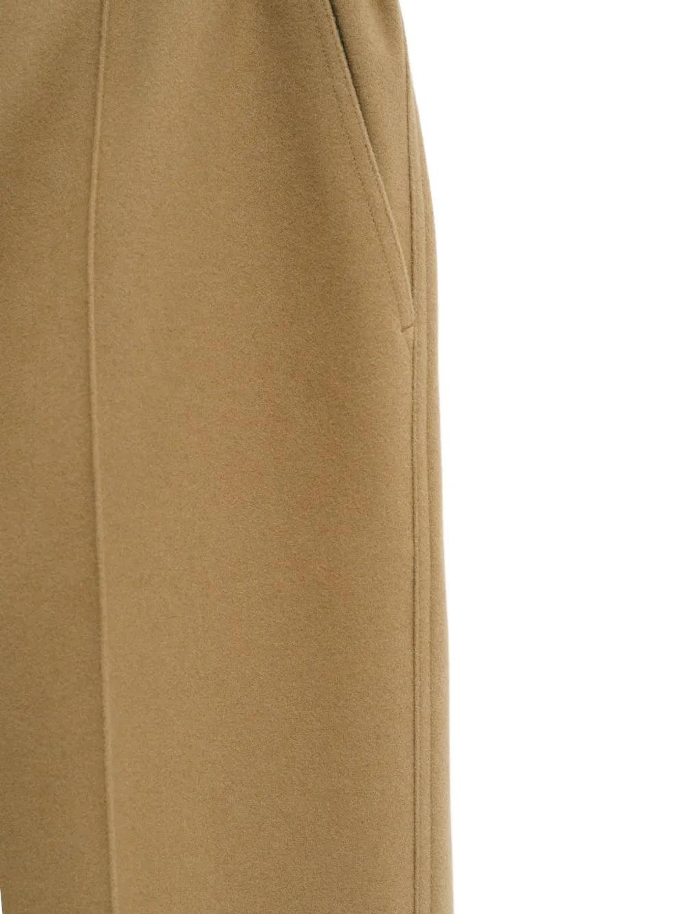 Moncler Flap-pocket Trousers In Brown