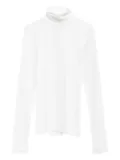 FLORE FLORE turtleneck long-sleeve top - White