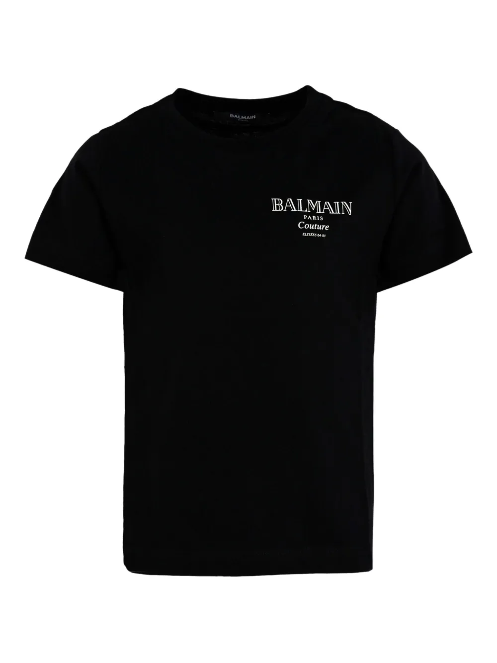 Balmain Kids logo-print T-shirt | Black | Image 1