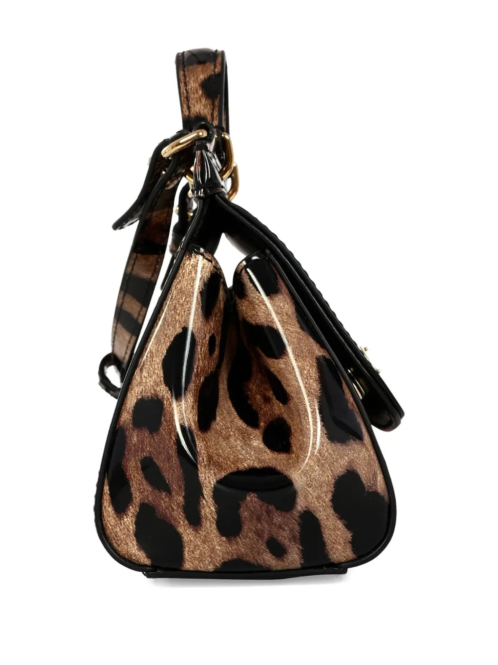 Dolce & Gabbana Kids Schoudertas met luipaardprint Bruin