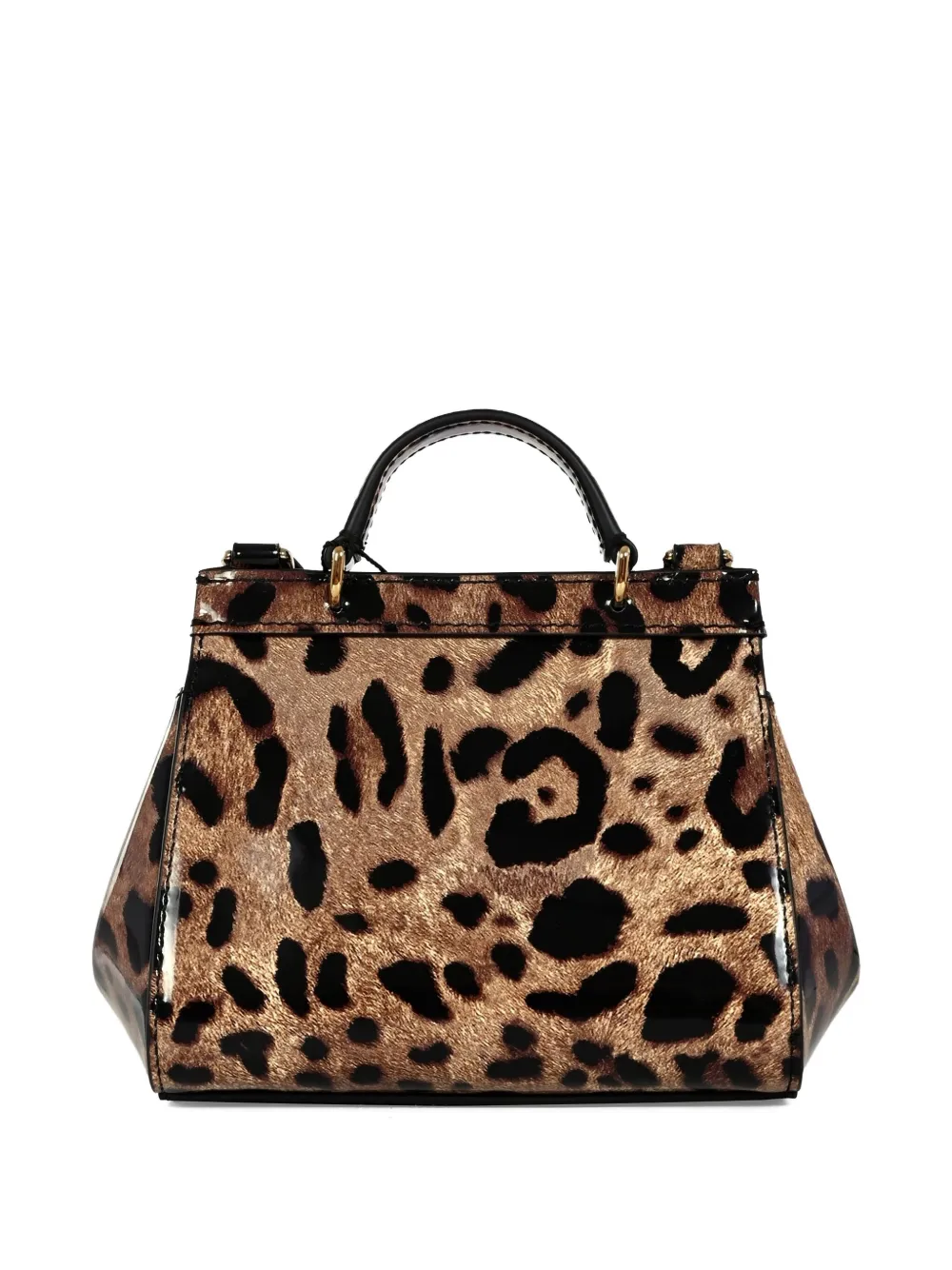 Dolce & Gabbana Kids Schoudertas met luipaardprint Bruin