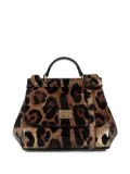 Dolce & Gabbana Kids leopard-print shoulder bag - Brown