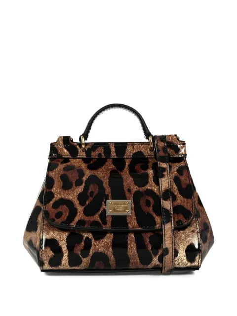 Dolce & Gabbana Kids leopard-print shoulder bag