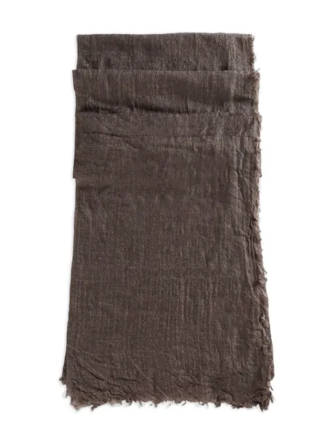 Rick Owens frayed-edge scarf