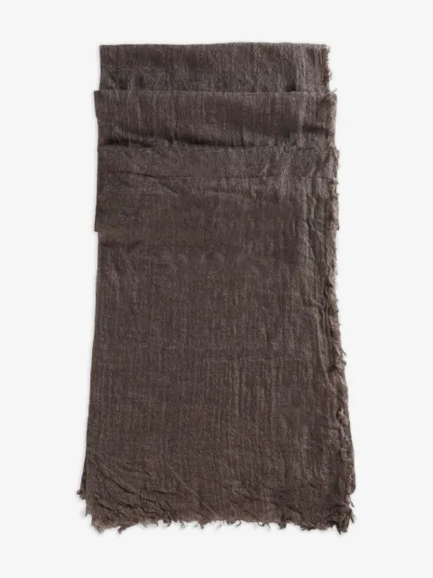 Rick Owens frayed-edge scarf