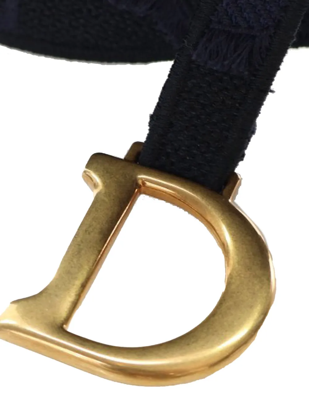 Christian Dior Pre-Owned 2019 Canvas Embroidered Camouflage Saddle belt bag | Pre-Owned | Image 2