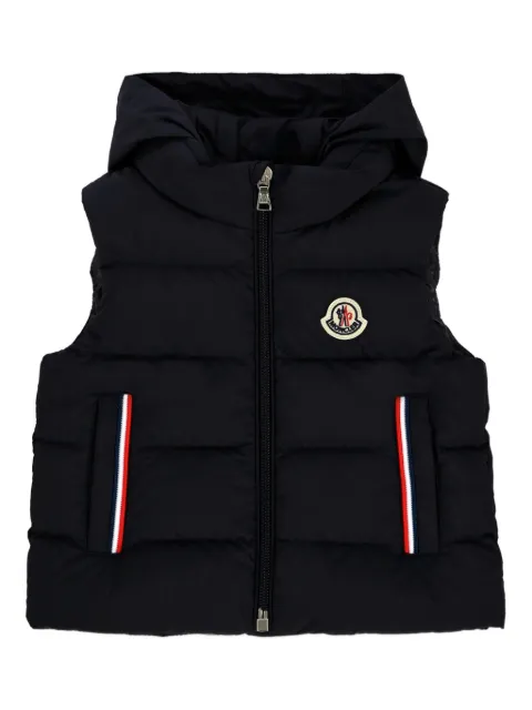 Moncler Enfant hooded quilted gilet