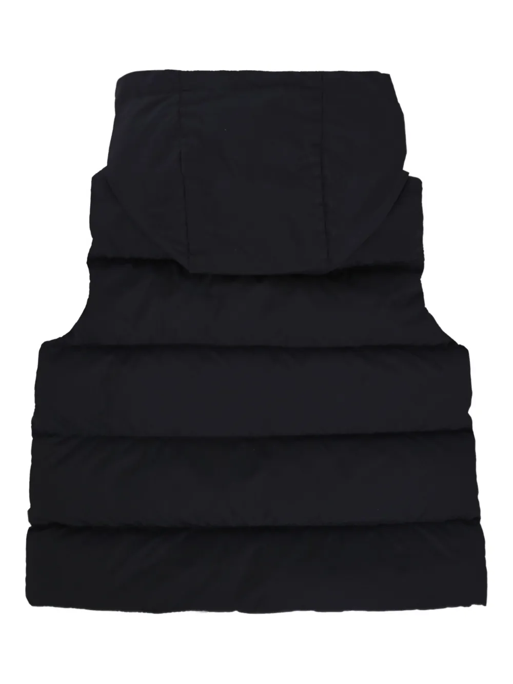 Moncler Enfant hooded quilted gilet Blauw