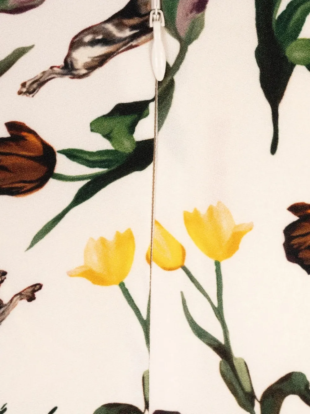 Marni Jurk met bloemenprint Beige