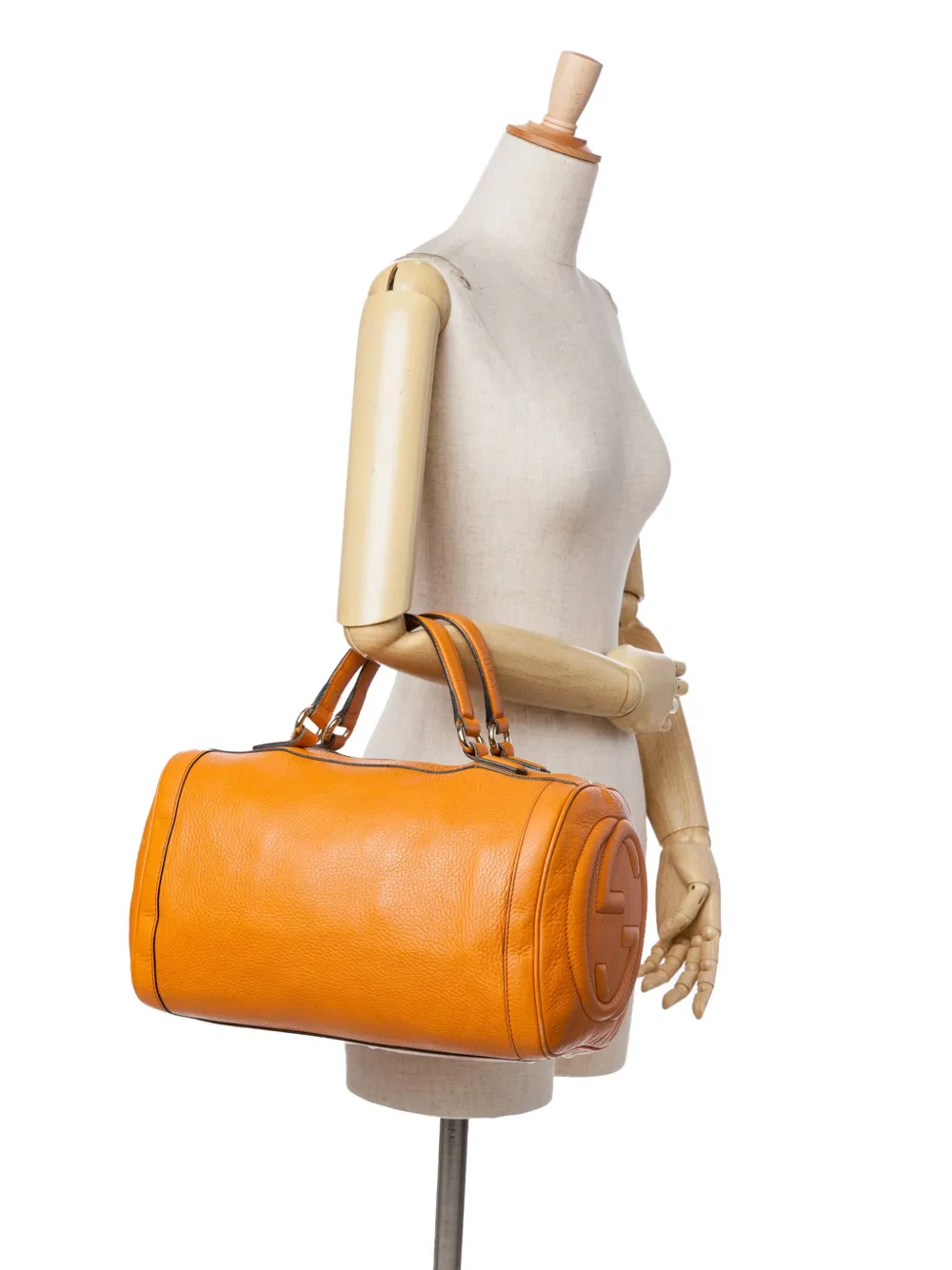 Gucci Pre-Owned 2000-2015 Medium Pebbled Calfskin Soho boston bag | Pre-Owned | Image 2