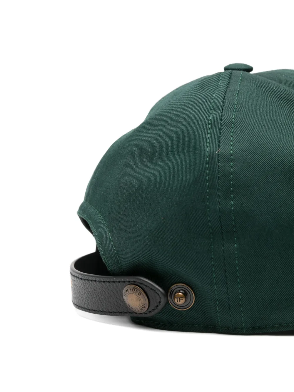 TOM FORD Honkbalpet met geborduurd logo Groen