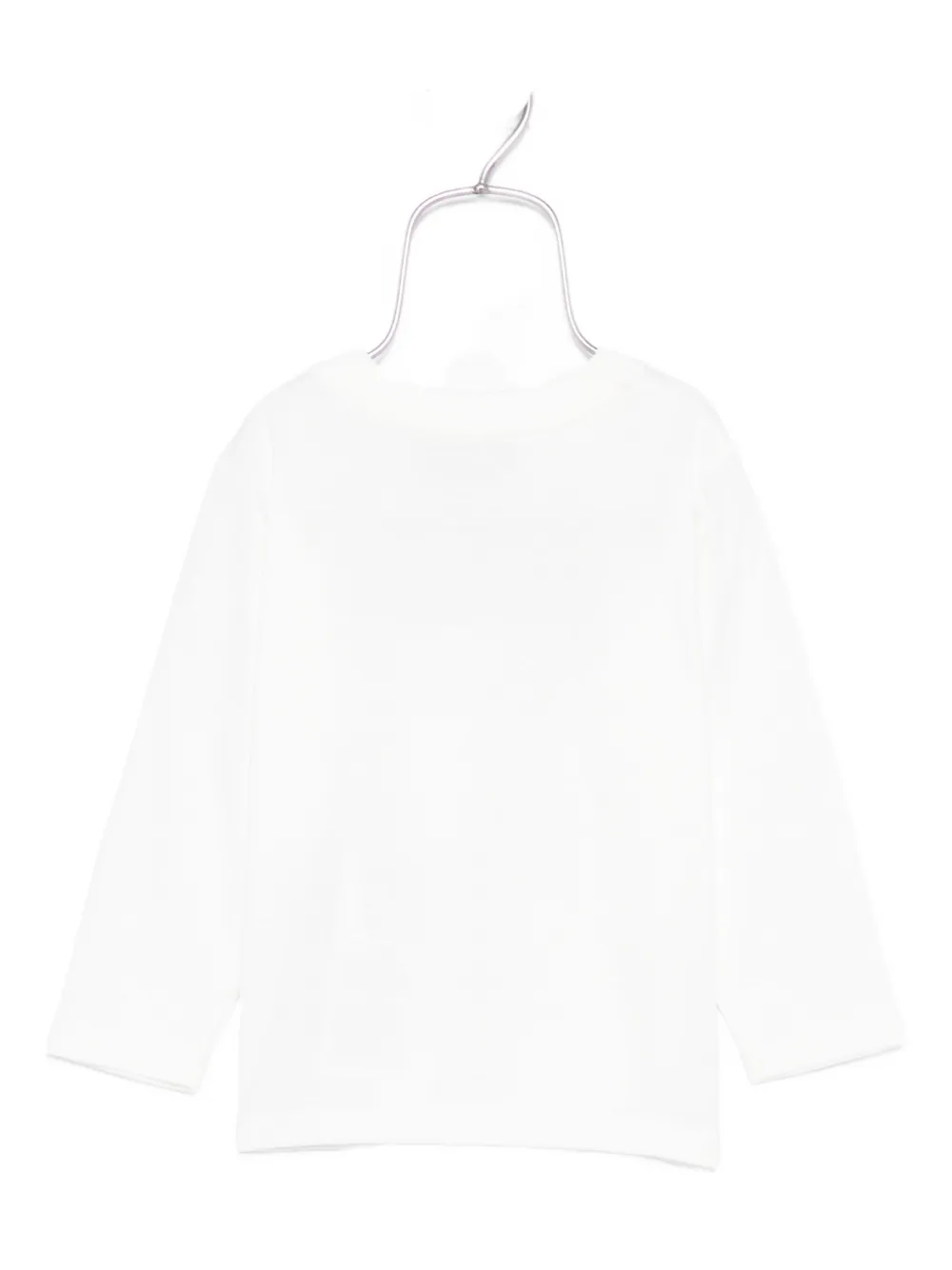 Moschino Kids teddy-print long-sleeve t-shirt Wit