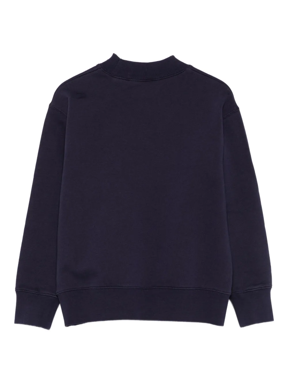 Palm Angels Kids mock-neck logo sweatshirt Blauw