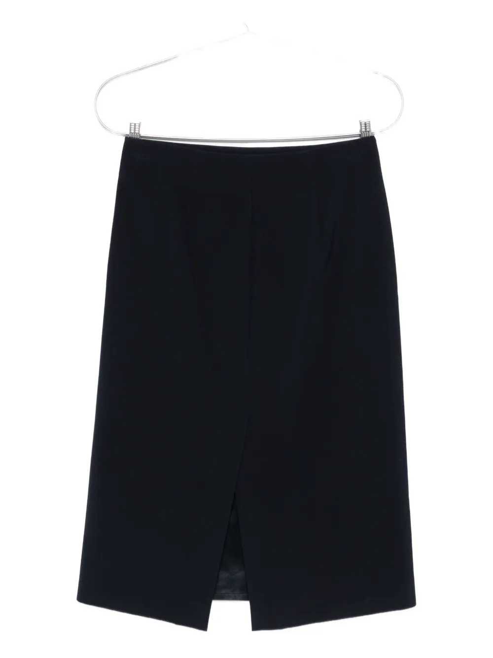 Peserico back-vent midi skirt Blauw