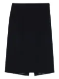 Peserico back-vent midi skirt - Blue
