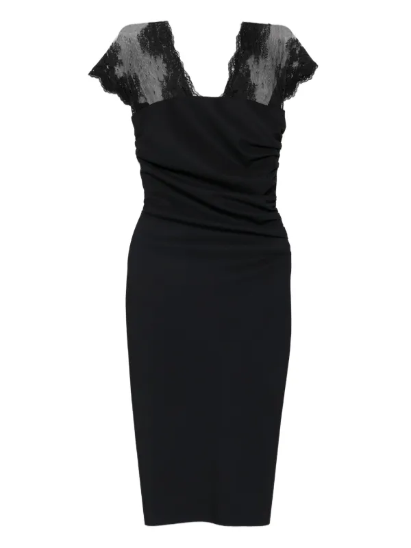CHIARA BONI La Petite Robe lace-insert Bodycon Midi Dress