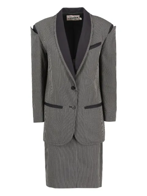 Jean Paul Gaultier Pre-Owned striped single-breasted suit
