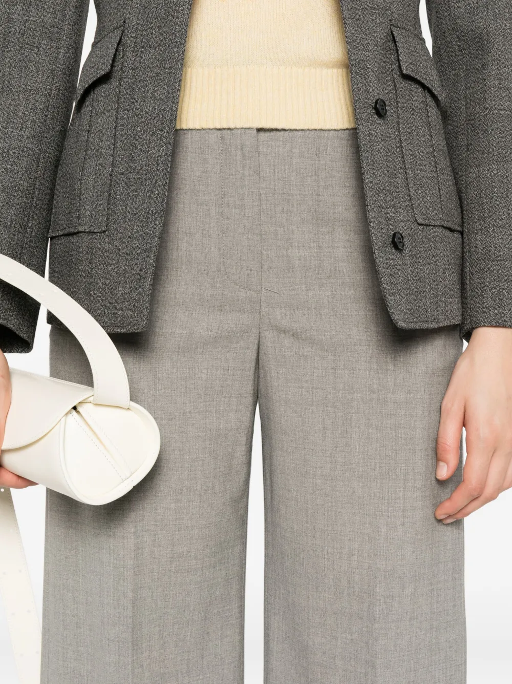 Peserico wool trousers Grijs