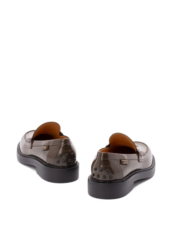 Tod's レザー ペニーローファー | ブラウン | FARFETCH JP