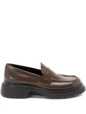 Tod's ペニーローファー | レッド | FARFETCH JP