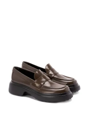Mocassins Femme TOD'S En Cuir Noir - Pointure 40 EU, Style Loafer | Neuf Avec Boîte