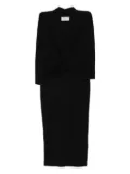 CHIARA BONI La Petite Robe twist-front midi dress - Black