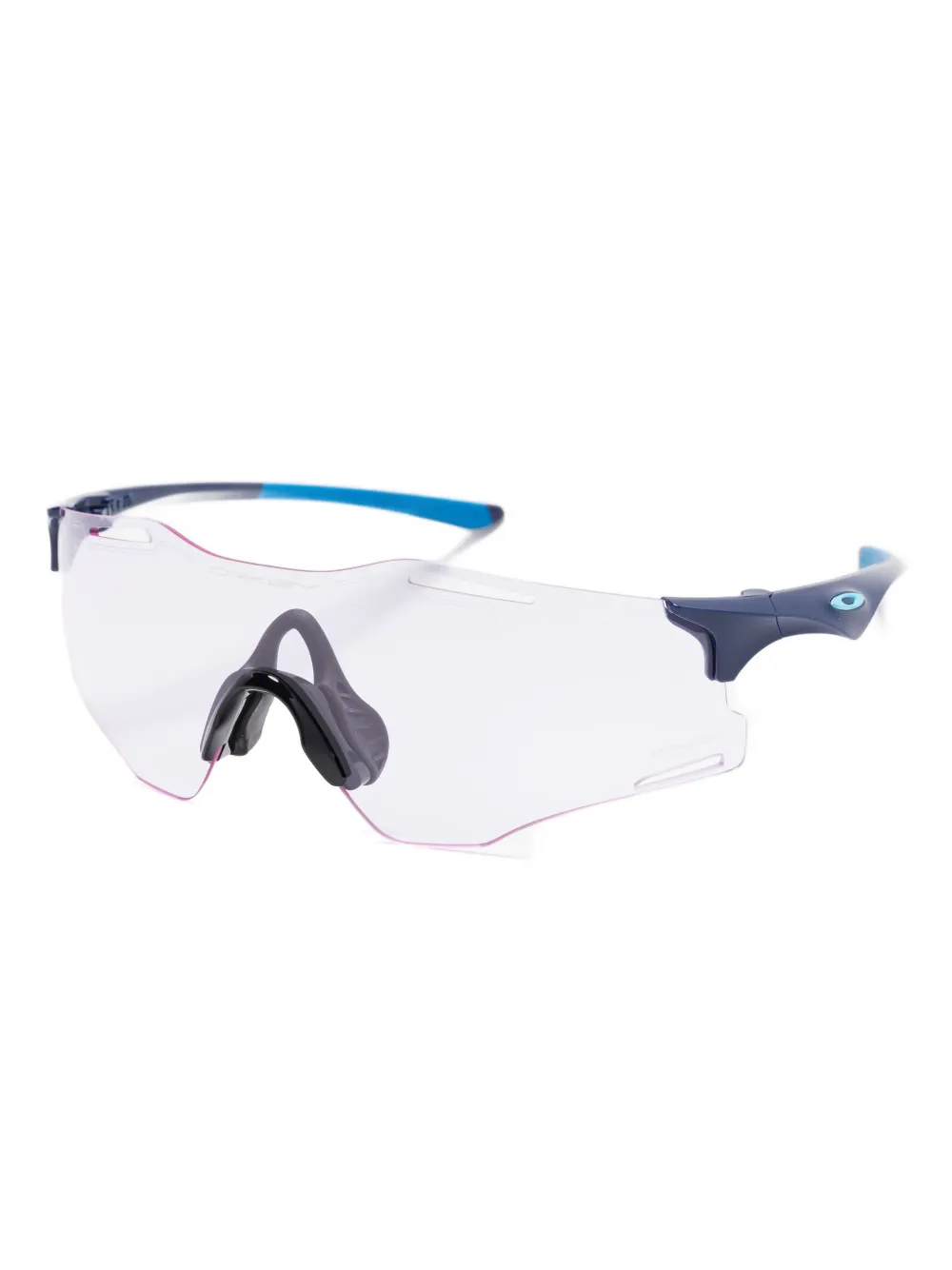 Oakley Cyber Zero zonnebril met randloos shield montuur Blauw