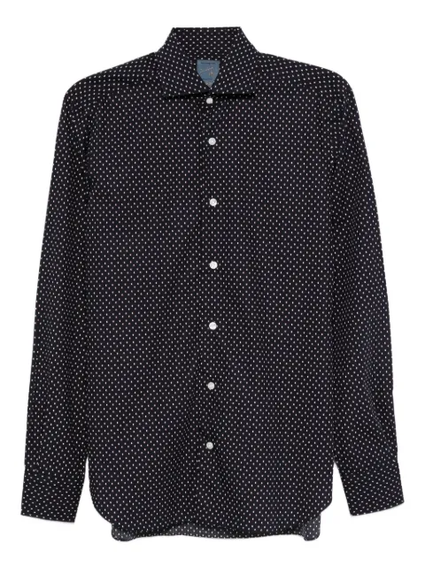 Barba polka-dot shirt