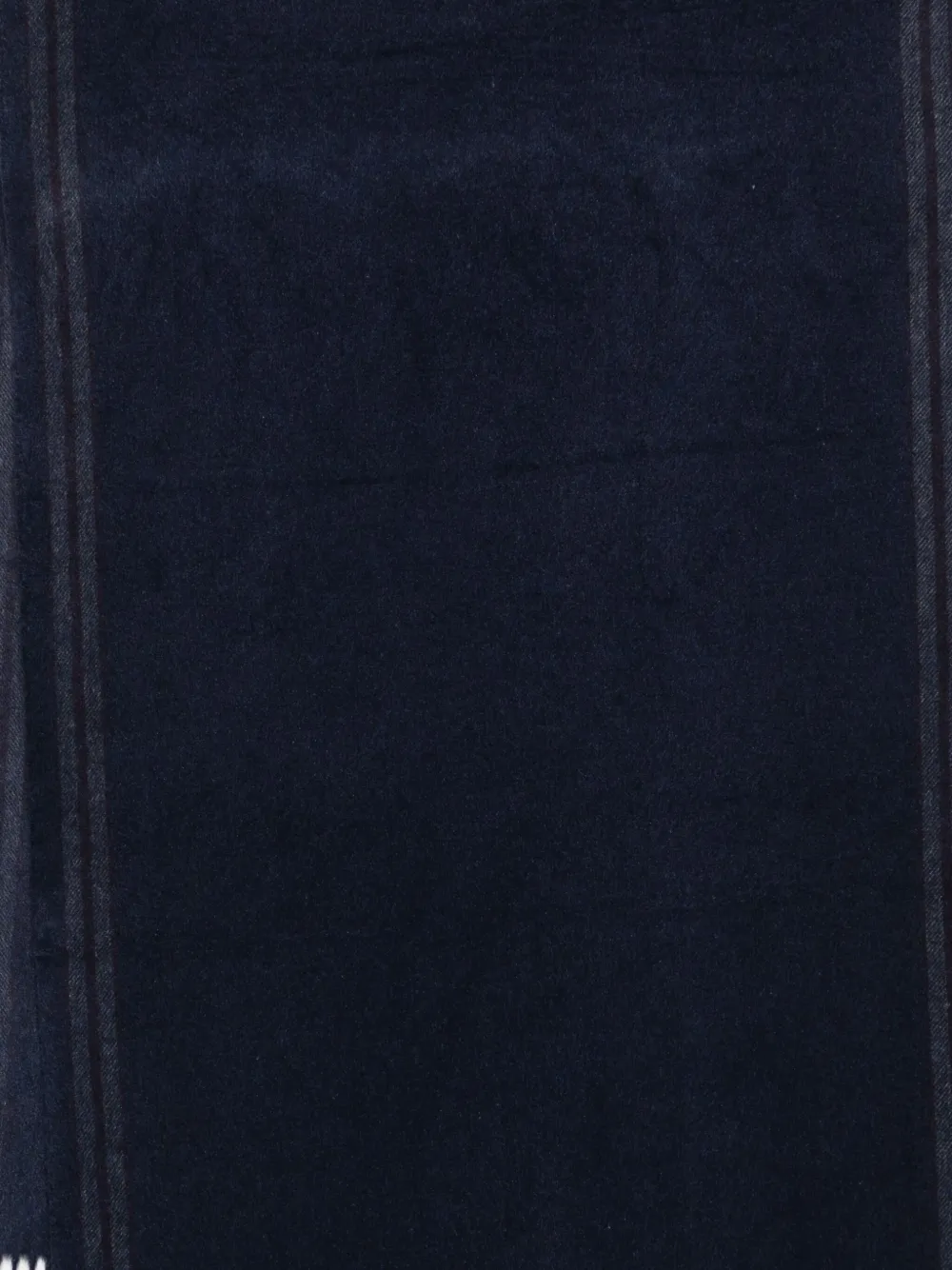 Brunello Cucinelli striped fringed scarf Blauw