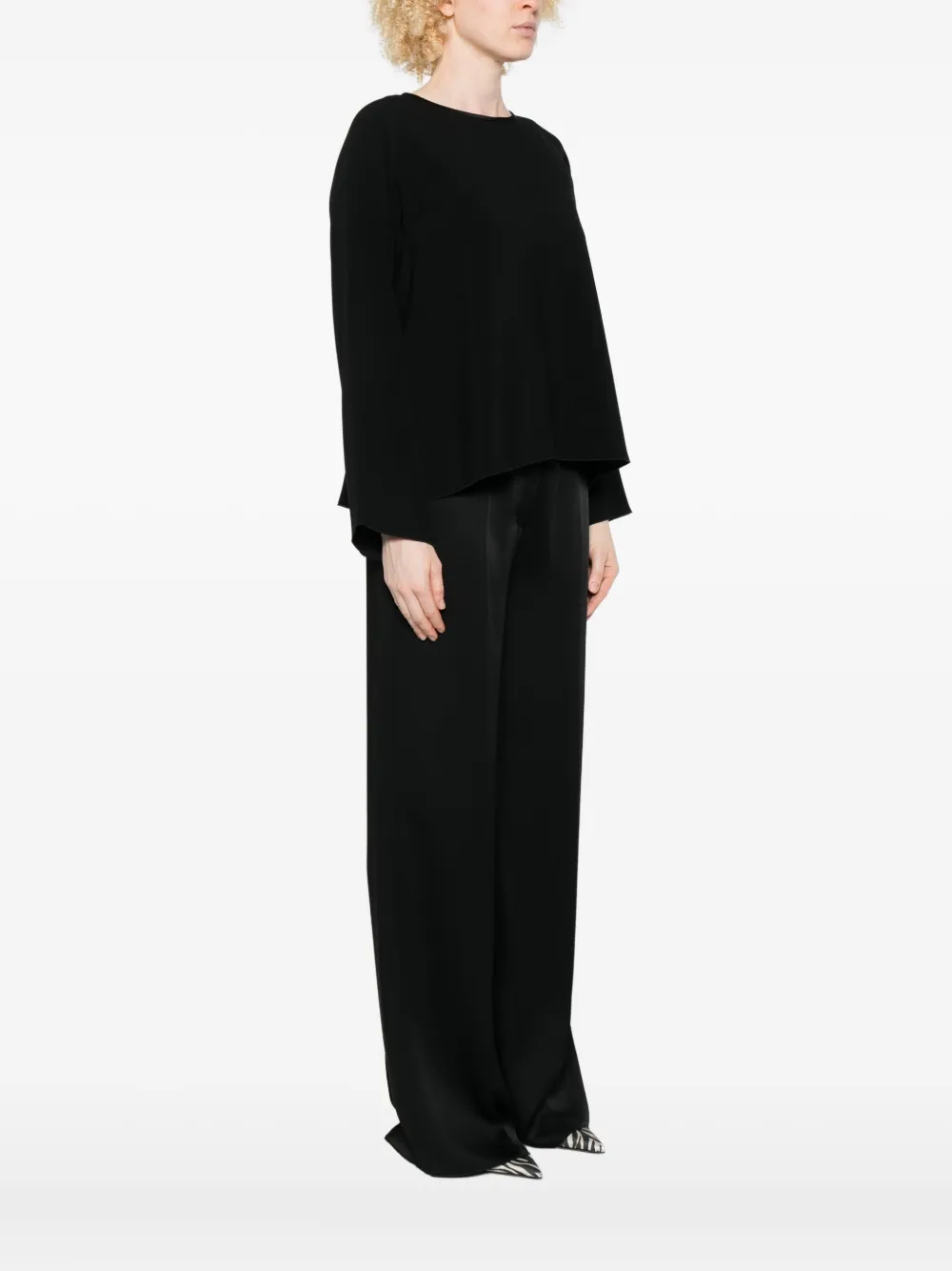 Forte Forte Flared Top In Black